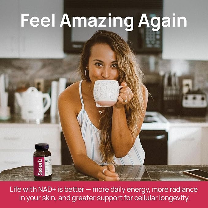 NAD+ Supplement for Women - NMN Alternative with β-NAD+, Trans-Resveratrol, CoQ10, D-Ribose - Promotes Cellular Renewal, Energy, and Radiant Skin Health - 180 Capsules