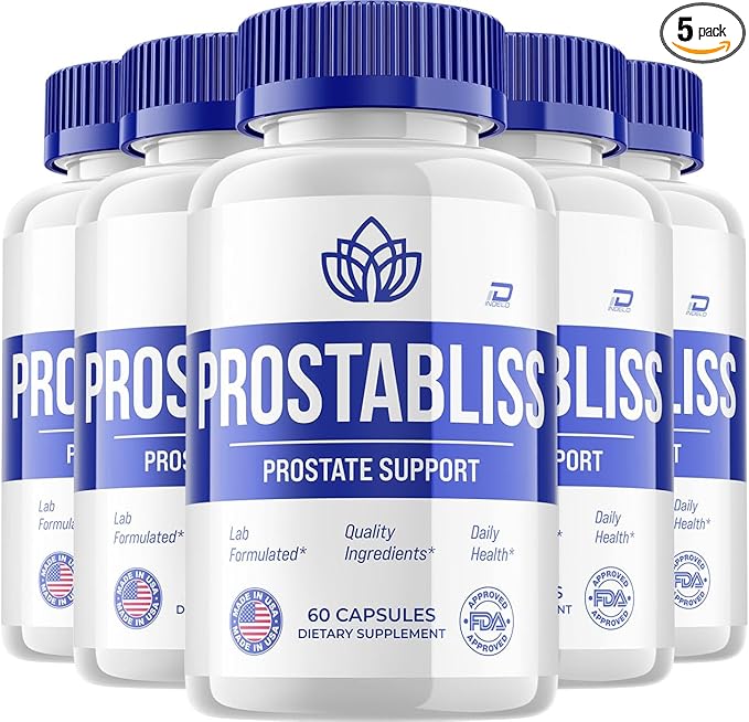 Prostabliss Supplement for Men – Prosta Bliss Pills Advanced Formula Supplements for Men Health Supplement, Reviews (5 Pack - 300 Capsules)