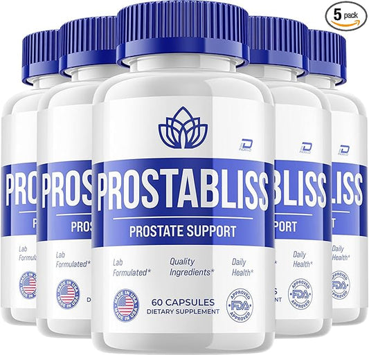 Prostabliss Supplement for Men – Prosta Bliss Pills Advanced Formula Supplements for Men Health Supplement, Reviews (5 Pack - 300 Capsules)