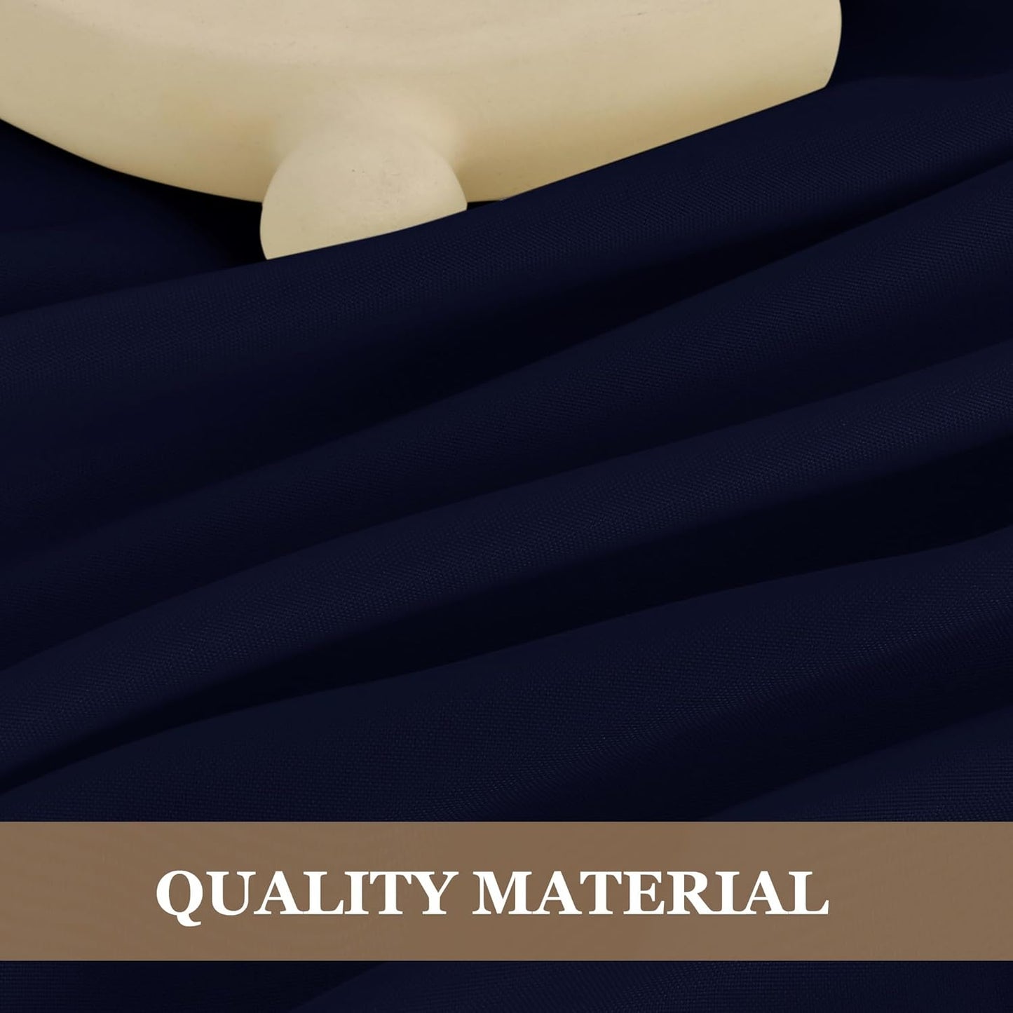 Fitable Navy Tablecloths for 6-8 Foot Tables, 6 Pack - 70 x 120 Inches - Reusable and Washable Table Clothes, Polyester Fabric Table Covers for Wedding, Party, Banquet