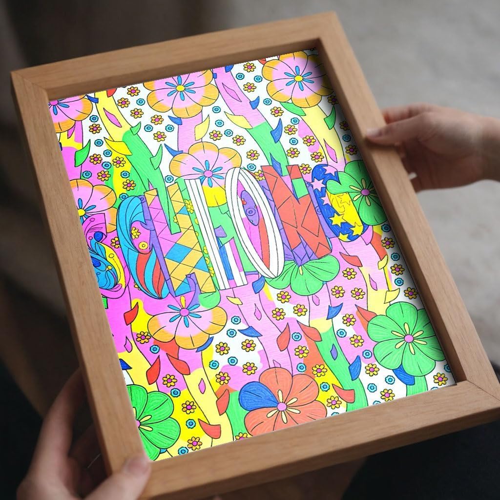 Bondream Swear Words Coloring Book for Adult Stress Relief and Relaxation,24 Page Cuss Words Coloring Books for a lot of Laugh,Gift for Women