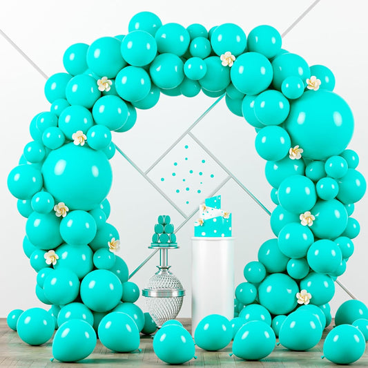 90pack Teal Balloons Different Size 18/12/10/5 Inch Teal Balloon Garland Arch Kit for Graduation, Wedding, Birthday, Baby Shower, Anniversary Party Decorations