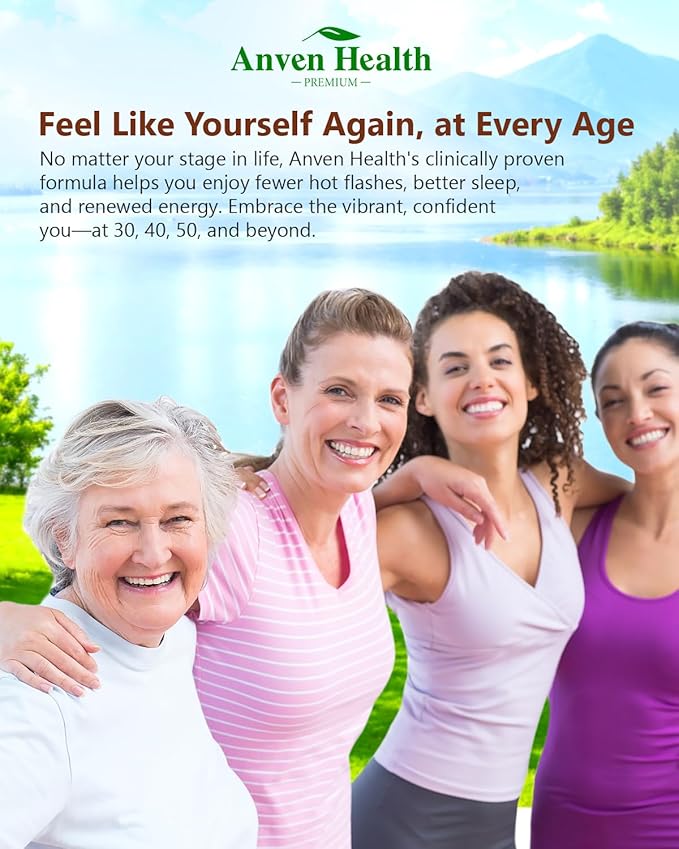 Menopause Supplements for Women,Vitamin D3 & B6,Menopause Probiotics Relief, Supports Hot Flashes, Night Sweats, Bloating & Gut Health with Herbs, Collagen Peptides | 270 Veggie Caps