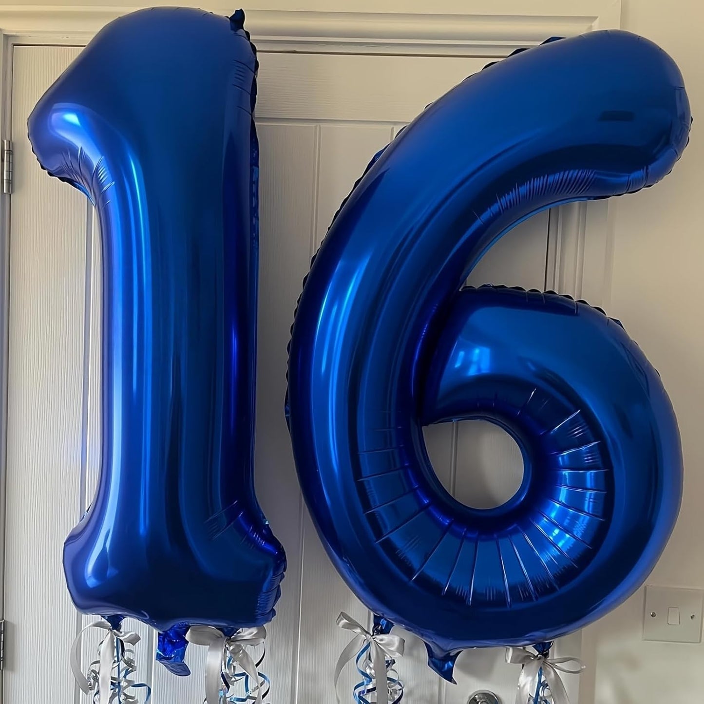 Navy Blue 7 Balloon Number,40 Inch Number 7 Balloon Big Dark Blue 7 Foil Mylar Helium Balloon for Birthday Party Decorations