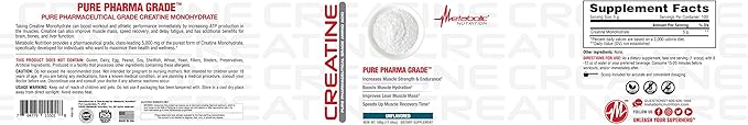 Metabolic Nutrition Creatine (500)
