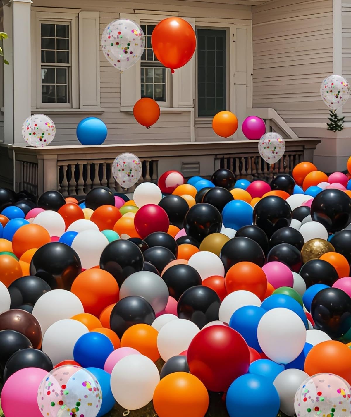 1200 Pcs Balloons Bulk 12 inch Assorted Colors Rainbow Latex Balloon 12 Colors, for Wedding, Graduation, Birthday Party Various Event Decorations