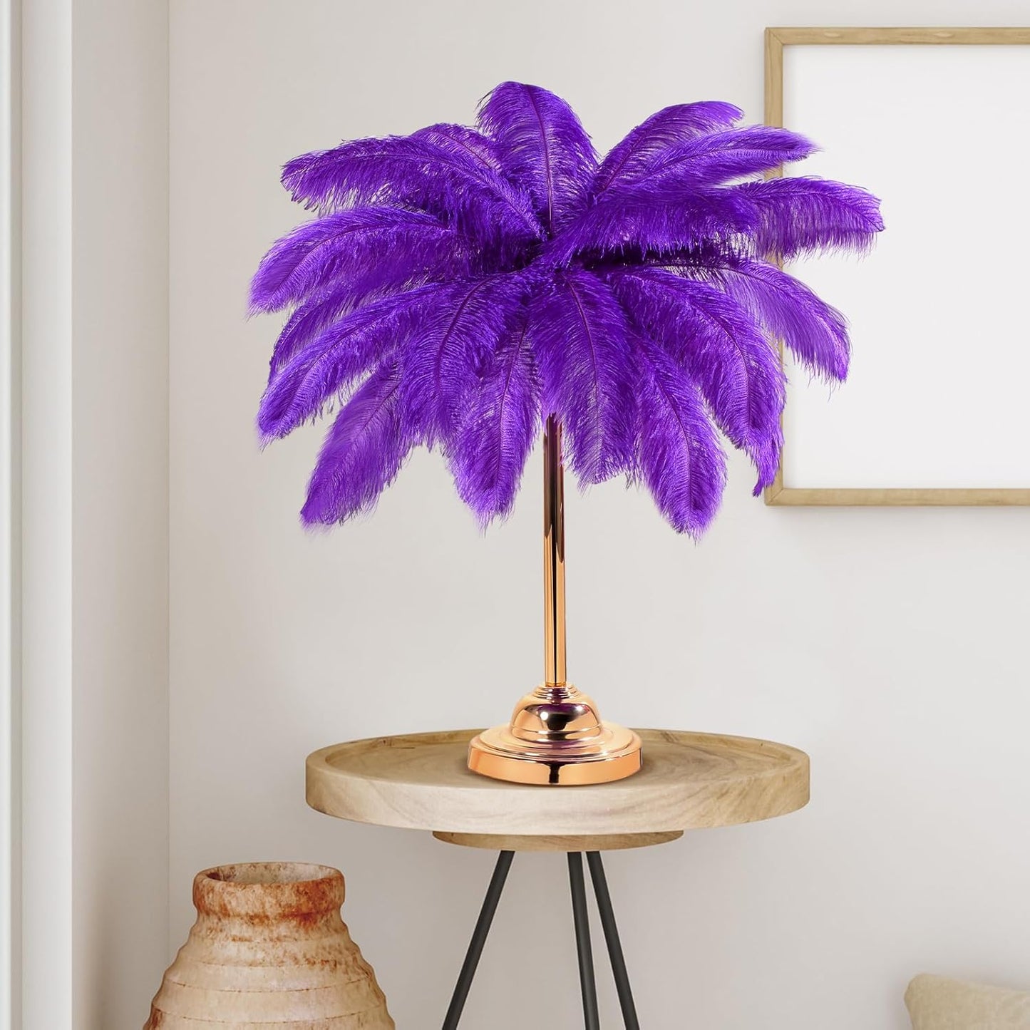 80 Pcs Large Natural Ostrich Feathers Plumes 14-16 Inch Bulk for DIY Crafts Wedding Party Centerpiece Vase