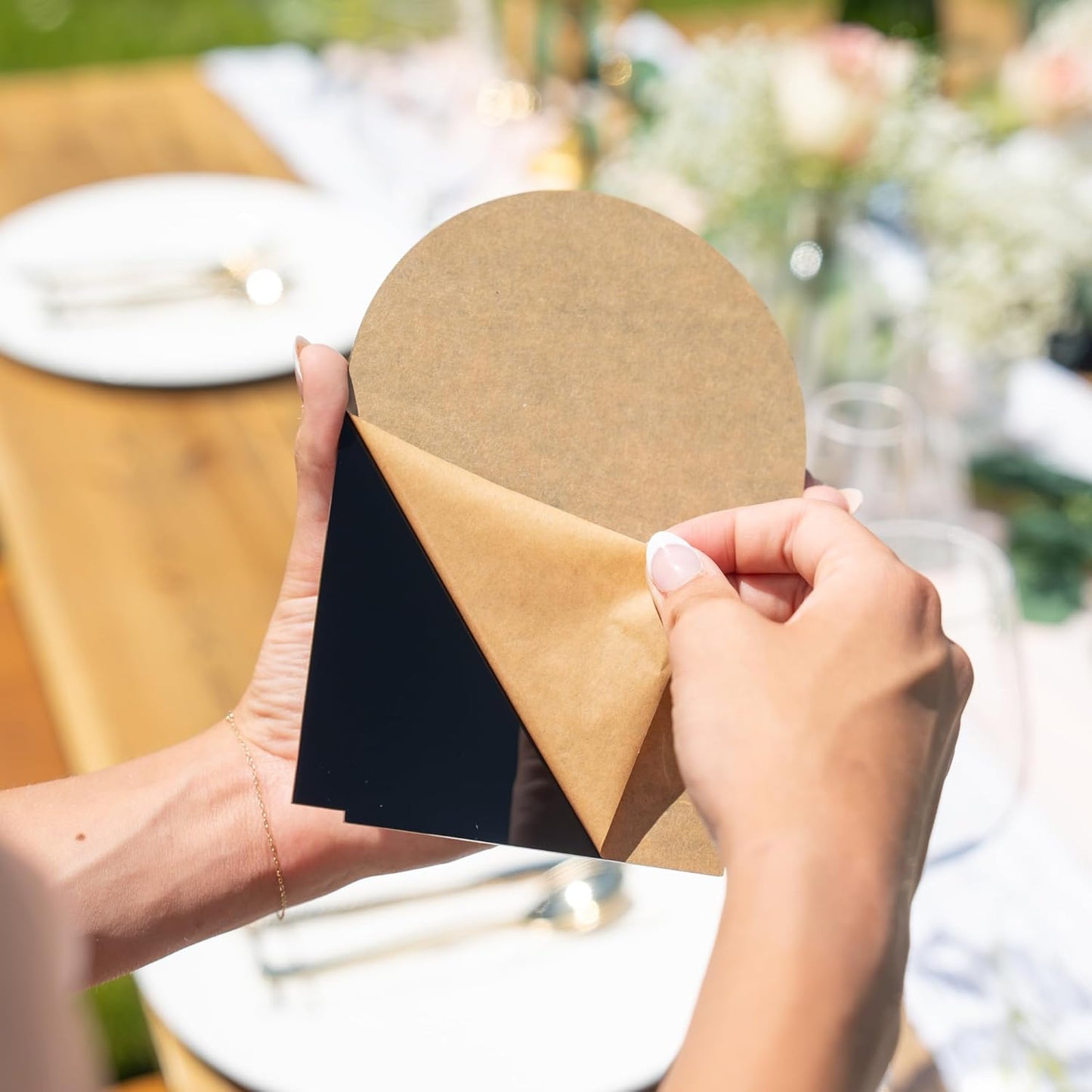 Black Arch Acrylic Table Numbers for Wedding Reception - 5" x 7" White Font Centerpiece Set with Holder Stands & Head Table Sign - Anniversary, Event, Party, Wedding set 1-20