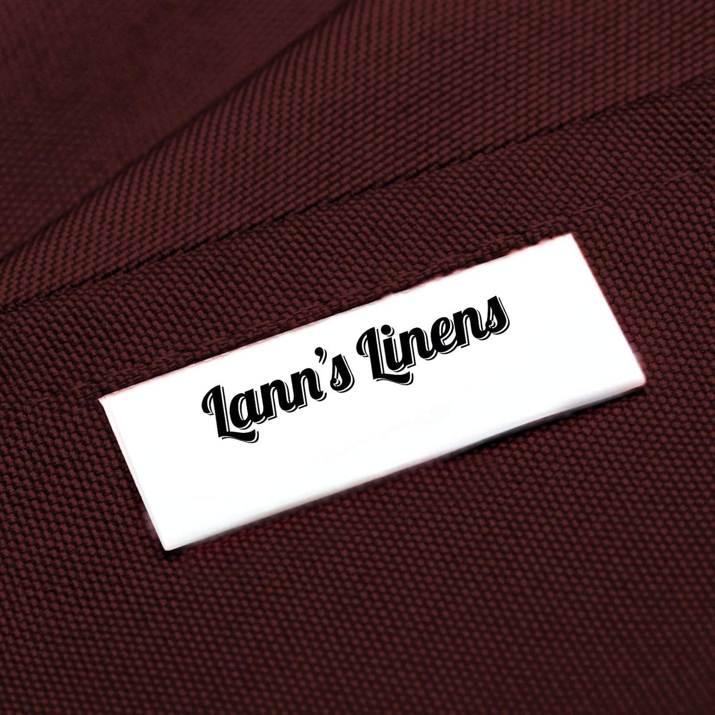 Lann's Linens - 10 Premium 90" Round Tablecloths for Wedding/Banquet/Restaurant - Polyester Fabric Table Cloths - Burgundy