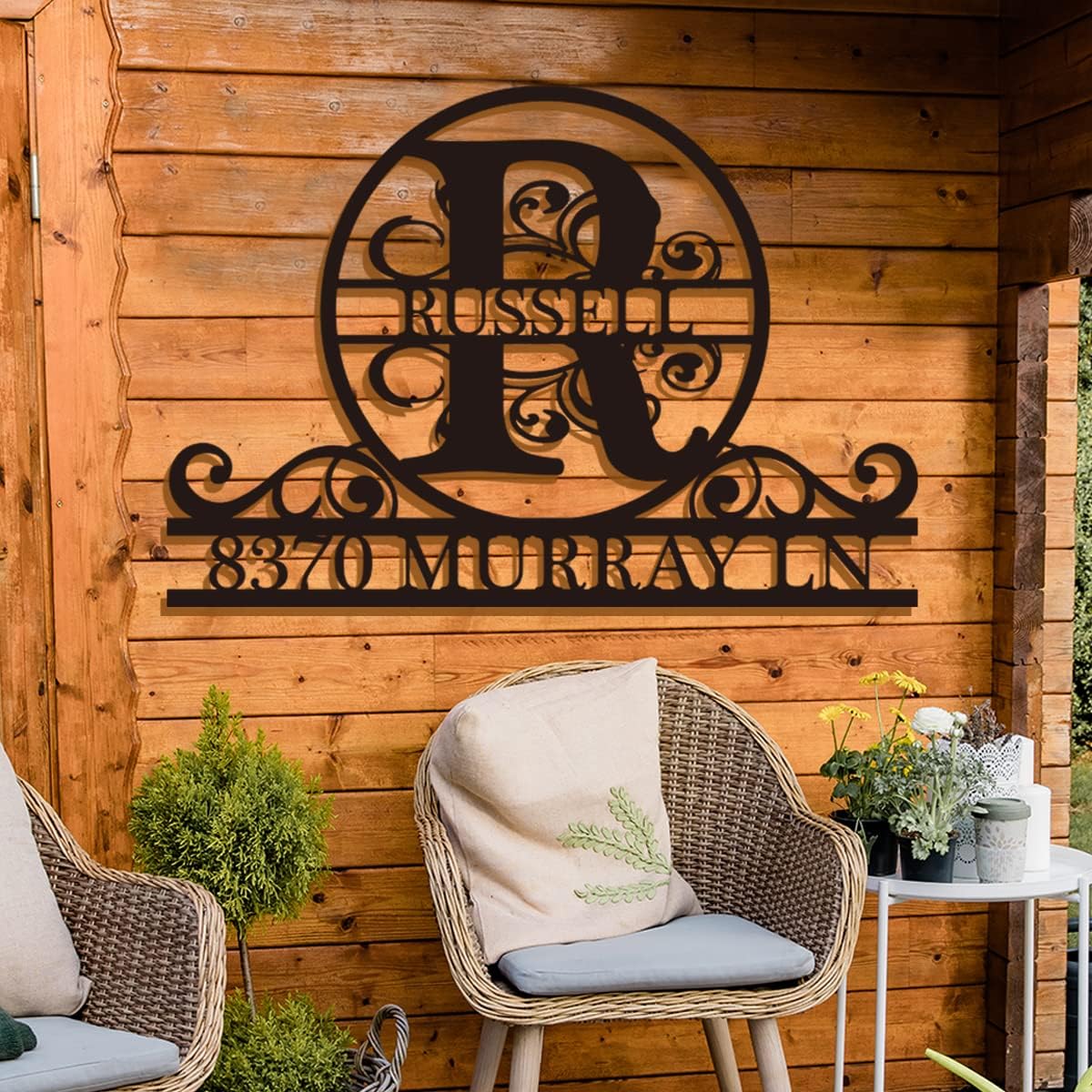 Custom address sign, Custom Signs Outdoor, Personalized Address Plaques for house numbers,House Address Numbers Metal Sign,Name Signs,Family Name Sign