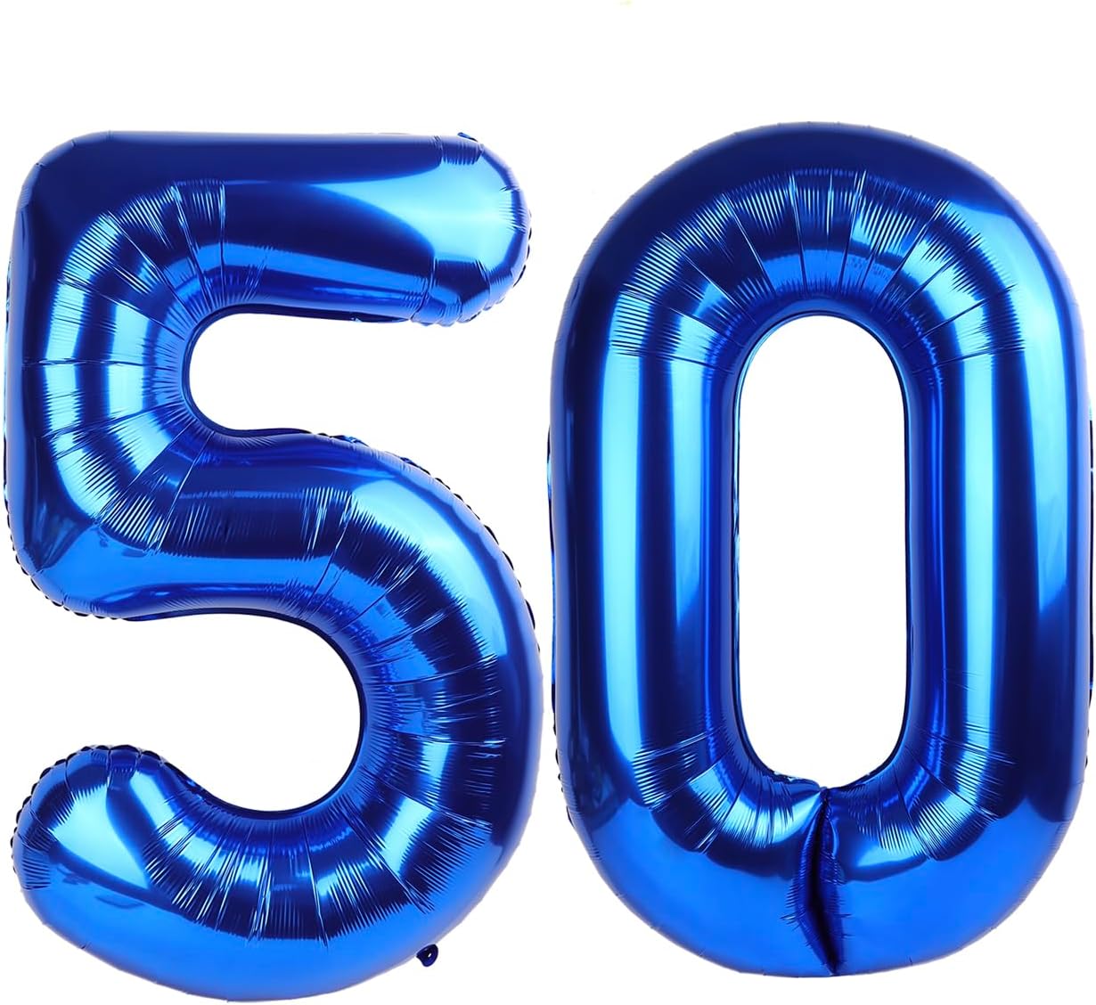 Giant Navy Blue 50 Balloon Number 40 Inch, 50 Number Balloons Birthday Supplies, 50 Year Old Birthday Party Celebration, 50 Balloons Graduations Anniversary Decorations