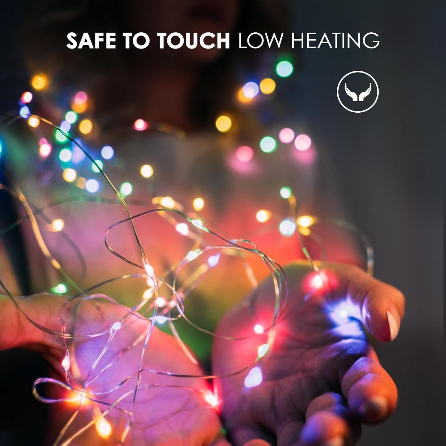 12 Pack Fairy Lights Battery Operated String Lights，7FT 20LED Waterproof Silver Wire Christmas Lights Outdoor,Firefly Mini Lights for Bedroom Party Birthday Wedding Home Decor