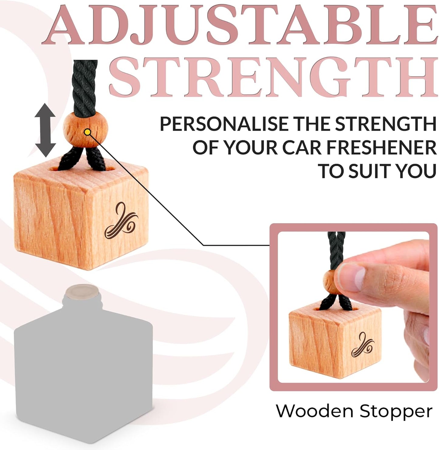 Belle La Vie Car Air Fresheners Gift Set | Luxury Perfume-Inspired Car Air Freshener for Women | Strong and Sophisticated Car Scents for Women | Refillable Essential Oil Infused Car Cologne by Perfa