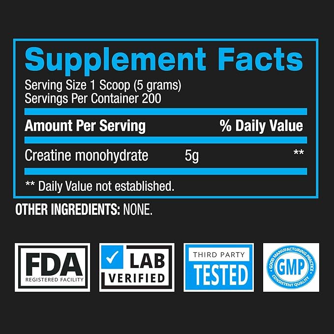 BPI Sports Micronized Creatine – Boost Strength, Reduce Fatigue – Lean Muscle Support with Creatine Monohydrate – Unflavored Powder for Recovery, Endurance, and Performance (200 Servings)