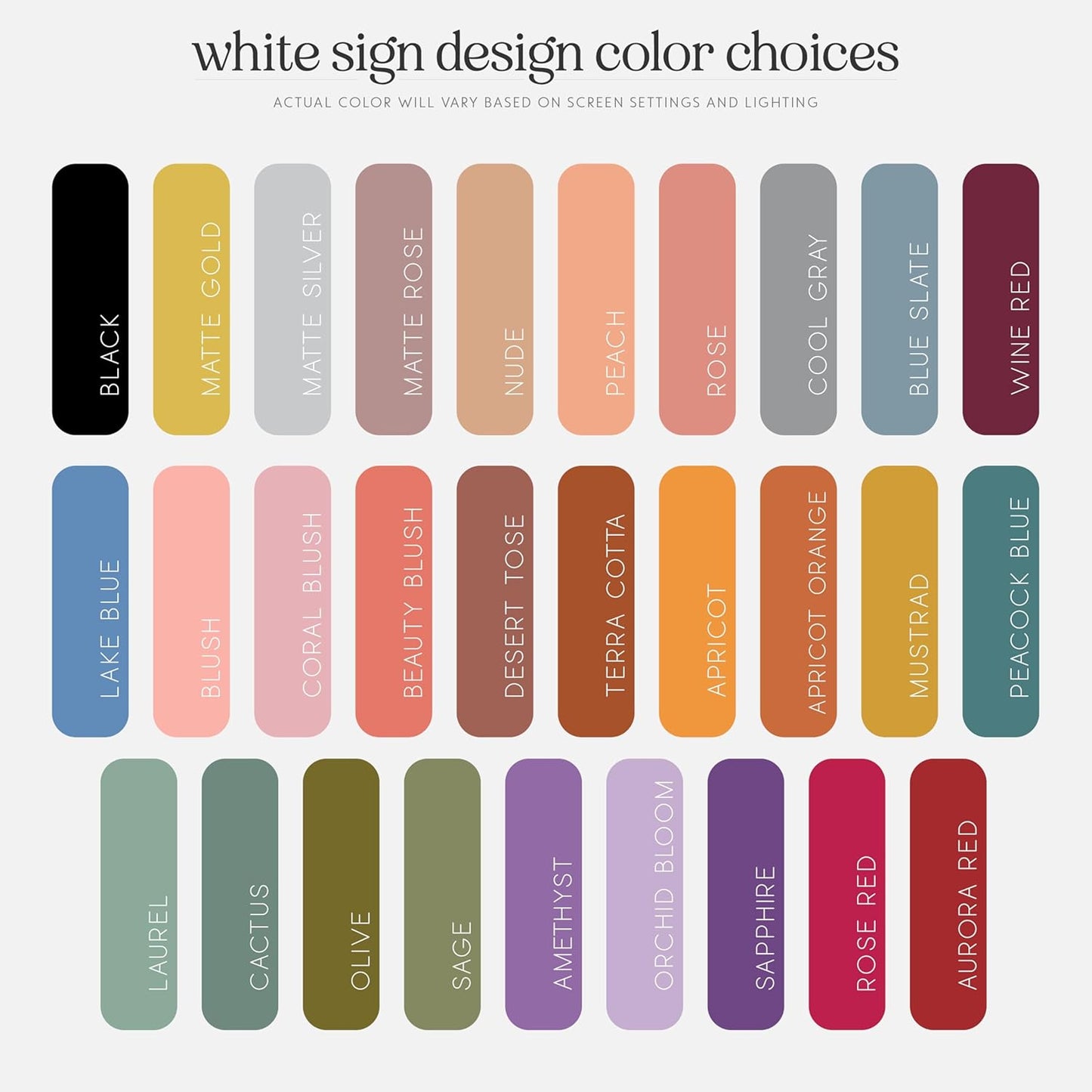 Personalized Wedding Welcome Sign, Customized White Foam Sign for Wedding, 3 Optional Sizes, 29 Design Colors - Wedding Plaque for Welcome Sign, Customizable Wedding Décor