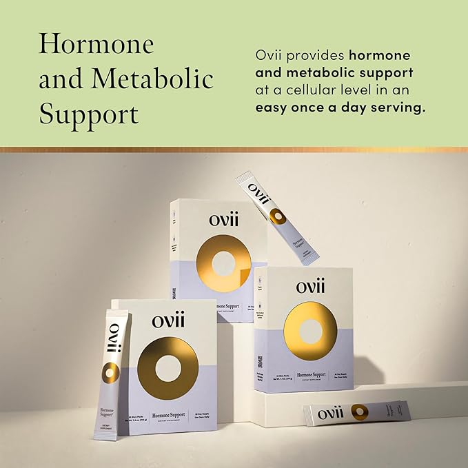 Ovii - Hormone and PCOS Supplement with Antioxidants, Nutrients and Inositol for Women (60 Count, 2 Month)