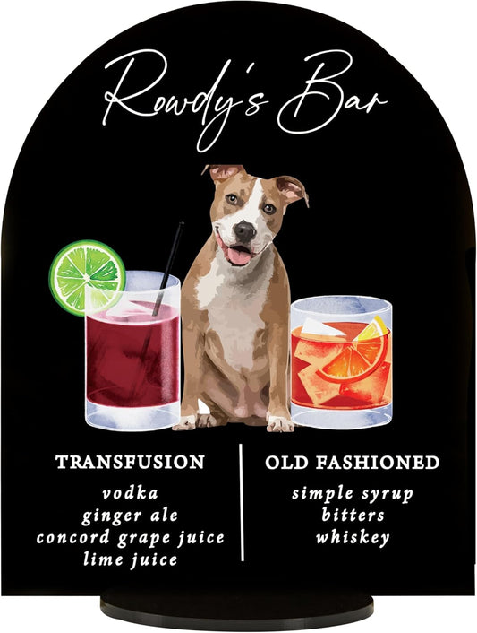 Pet Signature Drink Wedding Signs