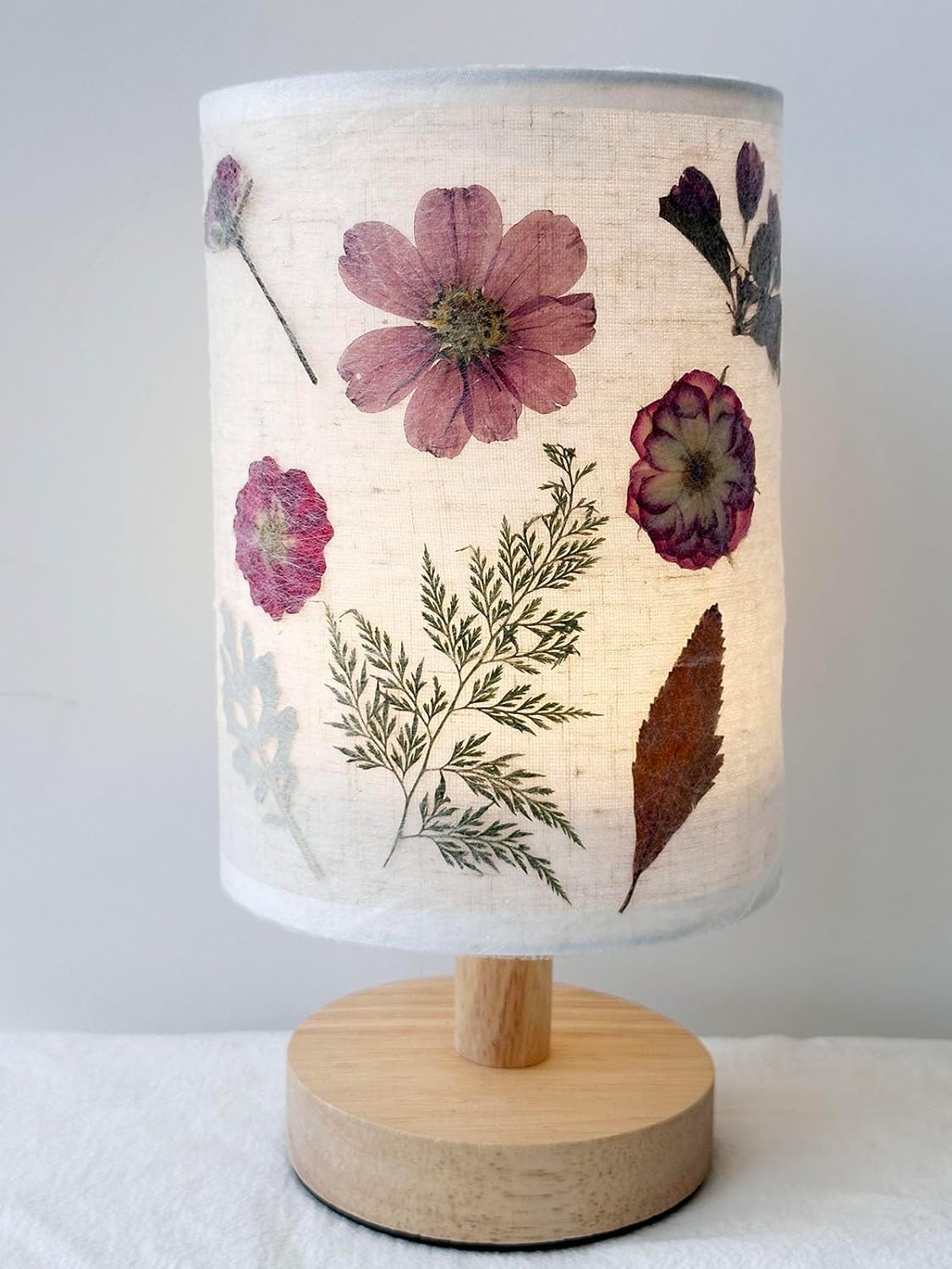 18Types 48PCS Real Dried Purple Pressed Flowers Leaf Plant Herbarium for Crafts Resin Jewelry Making, Floral Cake Decorations-Violet