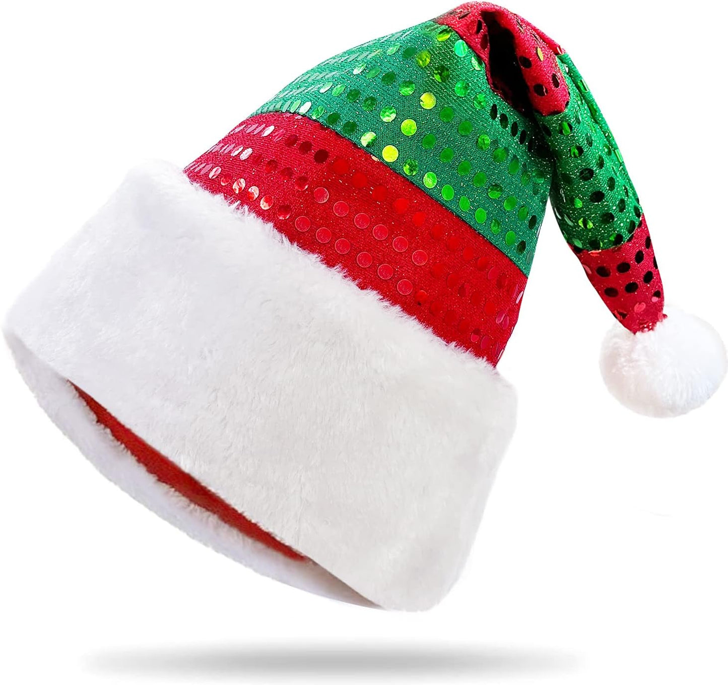 Elf Hat Felt Elf Hat with Jingle Bells Santa Hats Hat Great Holiday Party Costume New Year Gift Ideas and Accessory