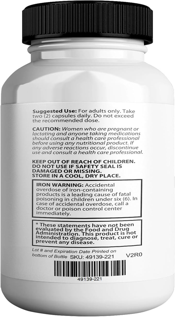 MyNailSoothe MAX Hair, Skin & Nail Supplement, 60 Capsules, with Biotin 5000mcg, Vitamins, Minerals & Herbal Blend (5)