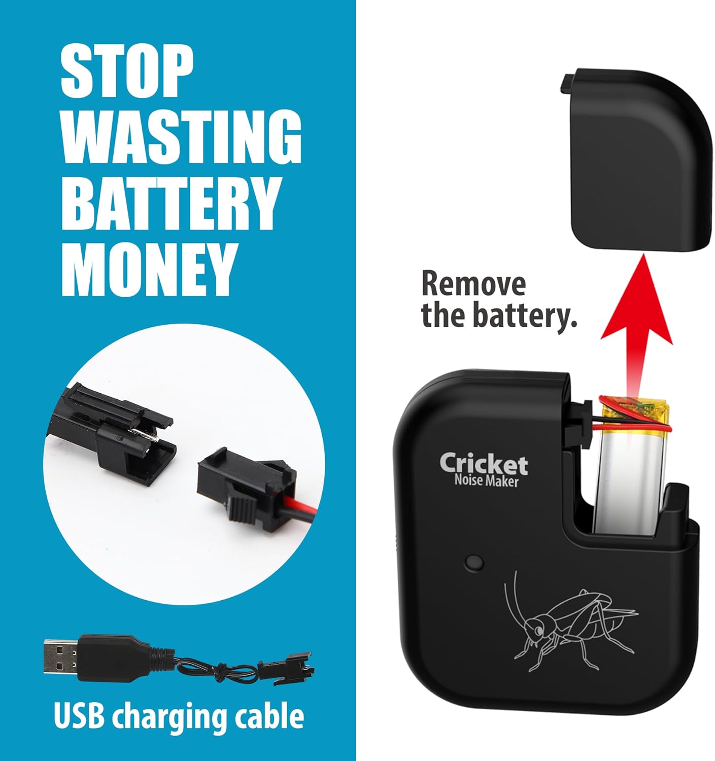 Cricket Noise Maker Prank with Remote Control,Hidden Prank Noise Maker for Adults,Gag Gifts for Adults,Prank Stuff,Suitable for Party, Office, Home, School, Car