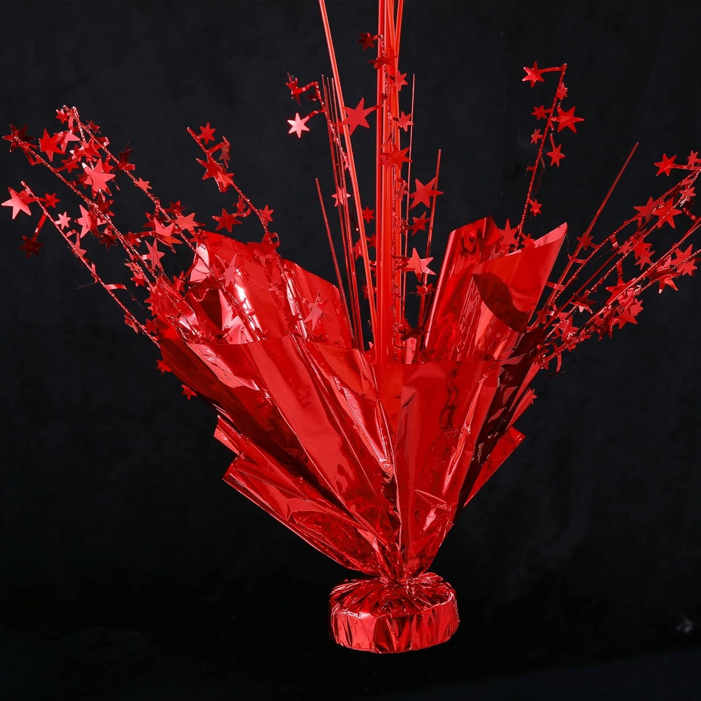 2 Set Red Balloon Table Centerpieces for Birthday Parties, Balloon Stand Kit with Red White Balloons for Christmas Table Decoration