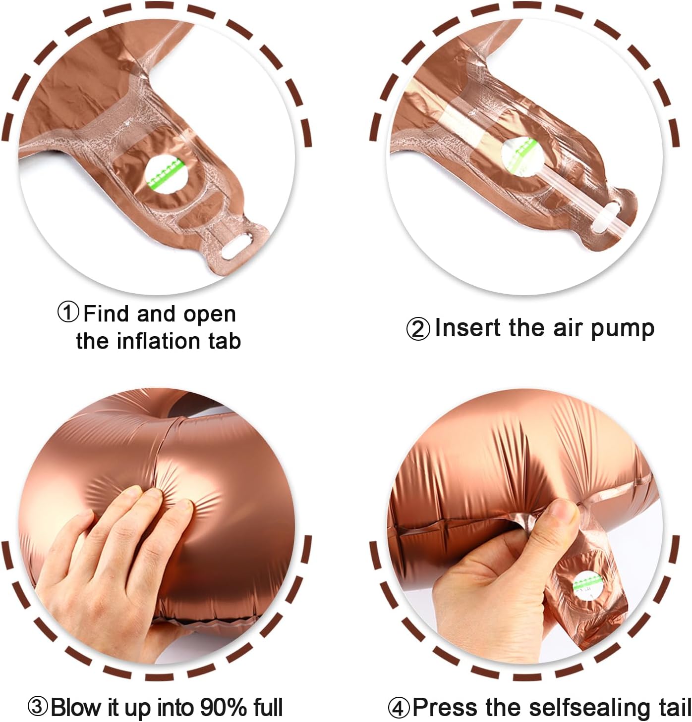 Coffee Brown 40 Inch Large Number 5 Birthday Balloon, 2025 Five 5th 15 25 35 50 55 Birthday Celebration Decorations, Dark Brown Foil 5 Mylar Helium Balloons Girl Boy Anniversary Party Supplies