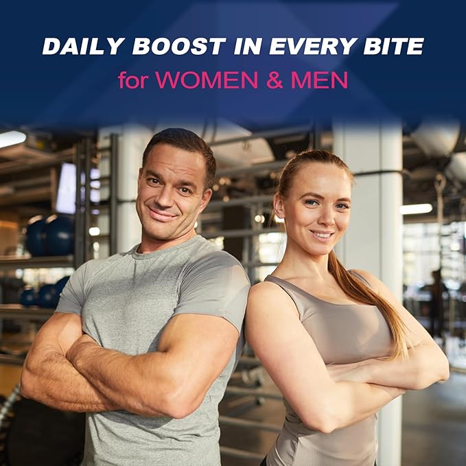 Methylated Multivitamin for Men/Women Gummies, Mens/Womens Multivitamin 50 Plus, with Glucosamine Chondroitin MSM Echinacea Sugar Free Chewable Multi Vitamins B D3 K2 A C E for Adults Seniors, 120 Cts