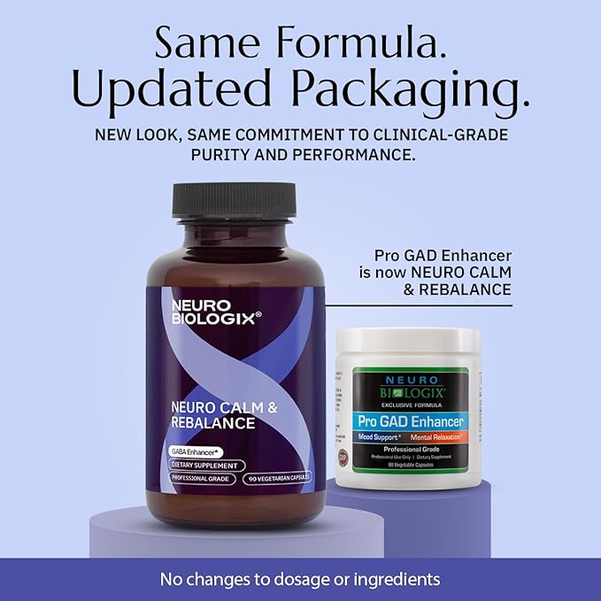 Pro GAD Enhancer 90 Capsules – Multi-Action GABA Supplement for Relaxation, Mood &, Nervous System – Contains 5 Key Ingredients, Including Magnesium, Zinc, L Theanine & Kava Kava
