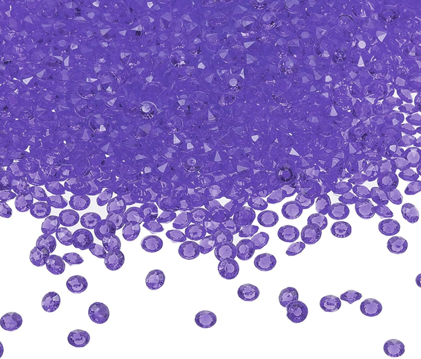 PATIKIL 10000 Pcs Wedding Table Scatter Confetti Crystals 4.5 mm Acrylic Diamonds Vase Fillers Gems for Table Centerpiece Decorations Party Vase Beads, Blue/Purple