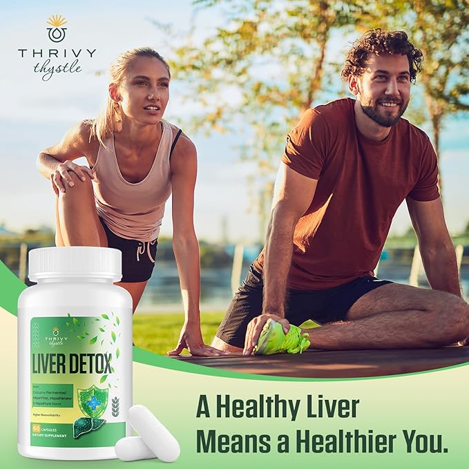 Liver Cleanse Detox & Repair – 25-in-1 Herbal Liver Support Milk Thistle Supplement - TUDCA, NAC, Chanca Piedra, Artichoke, Beet Root – Supports Liver Cleanse & Gut Health – 120 Vegan Capsules