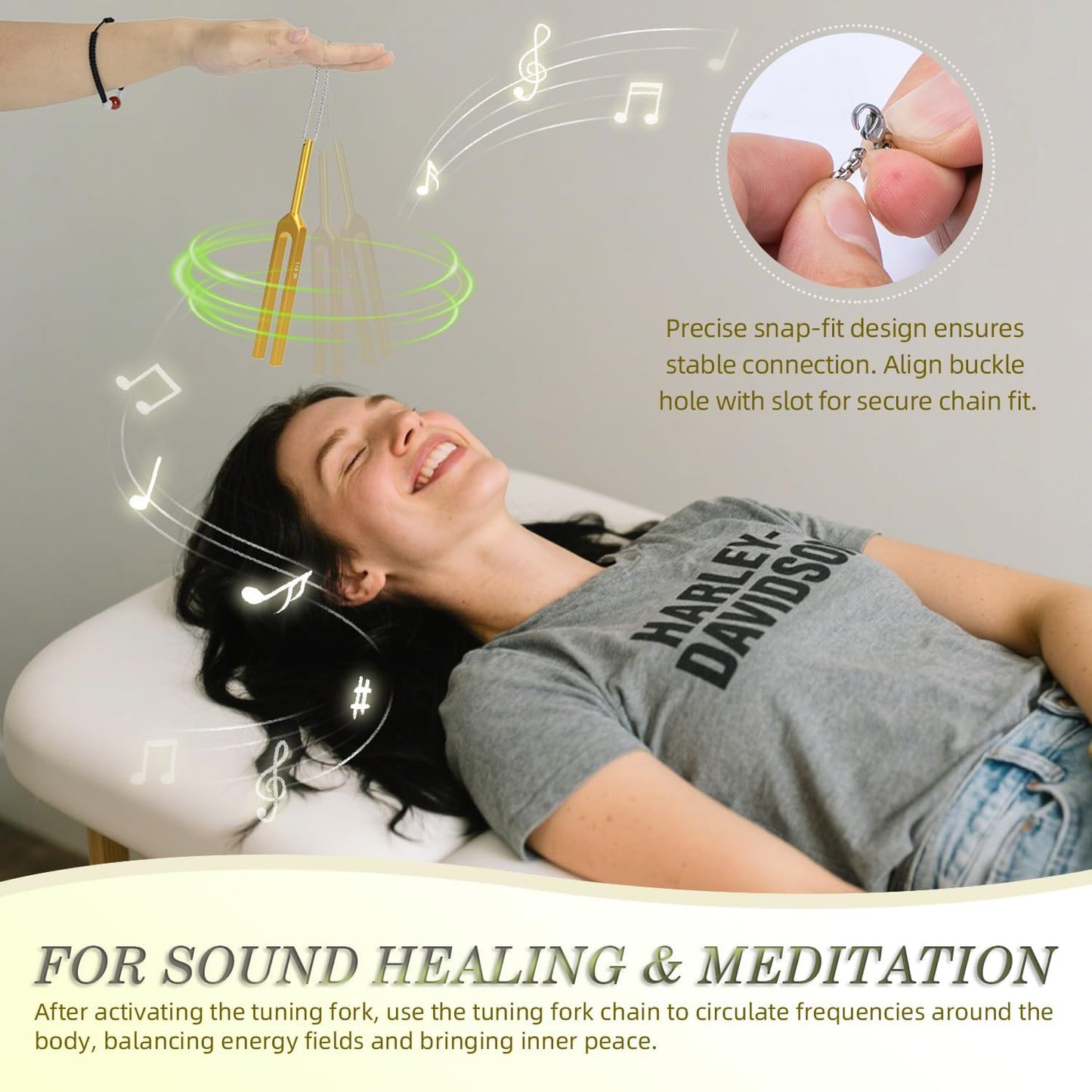 10 PCS Unweighted Tuning Fork for Healing Set, Multi-Color Chakra Tuning Forks, Aluminum Alloy Solfeggio Tuning Forks with Activator & feet (174-963Hz) for Sound Healing