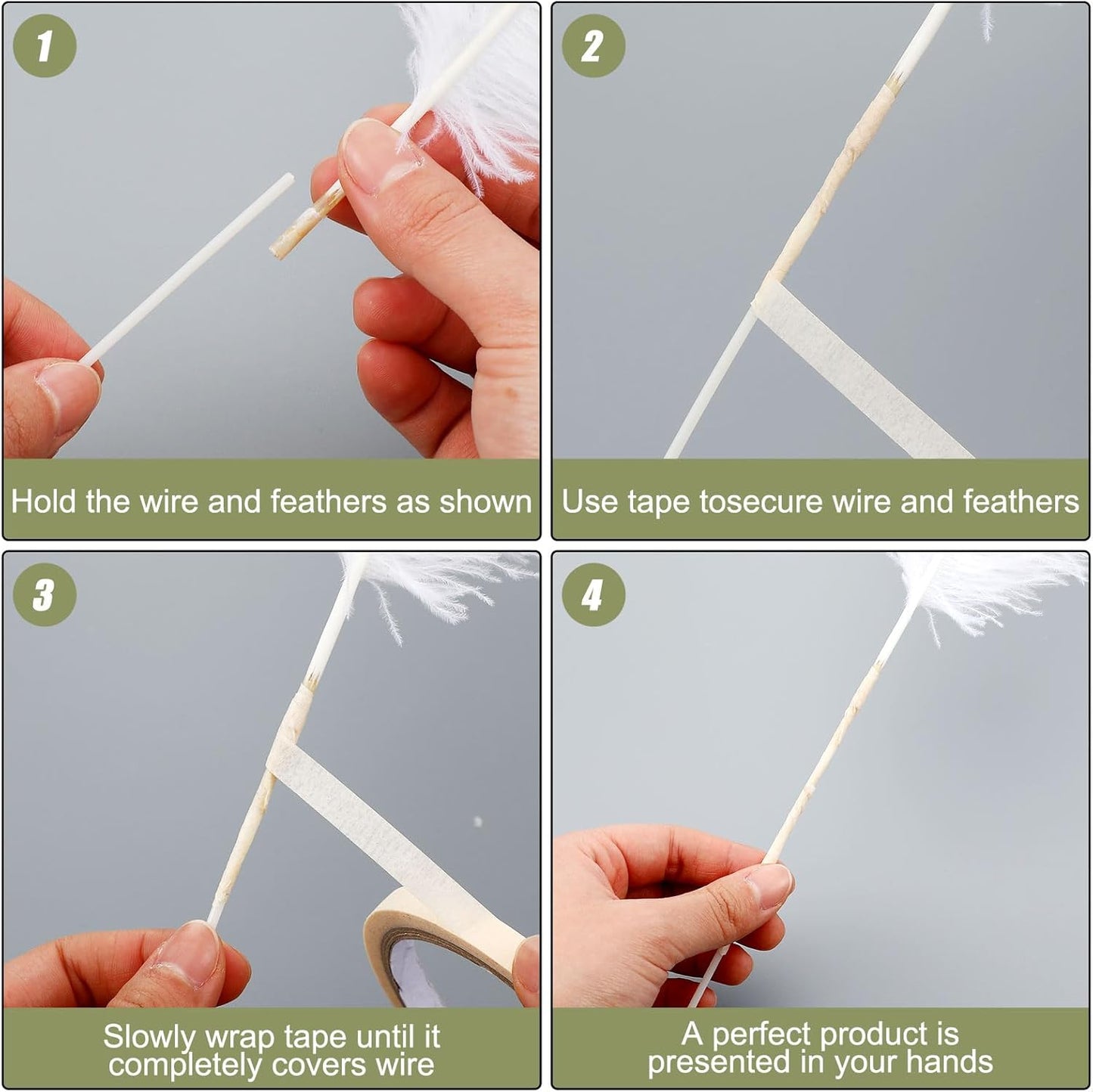 6 Sets Wedding Table Centerpiece Accessories Including 159 Pieces Natural Ostrich Feather Bulk Plastic Vases and Beads Necklaces for Wedding Home Party Centerpiece Supplies(White)