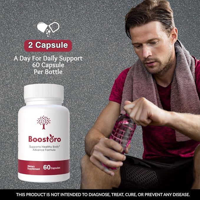 Bo.ost~oro | Advanced Support Formula | Vitamins Supplement | Capsules Use for Men, 180 Capsules (Pack 3)