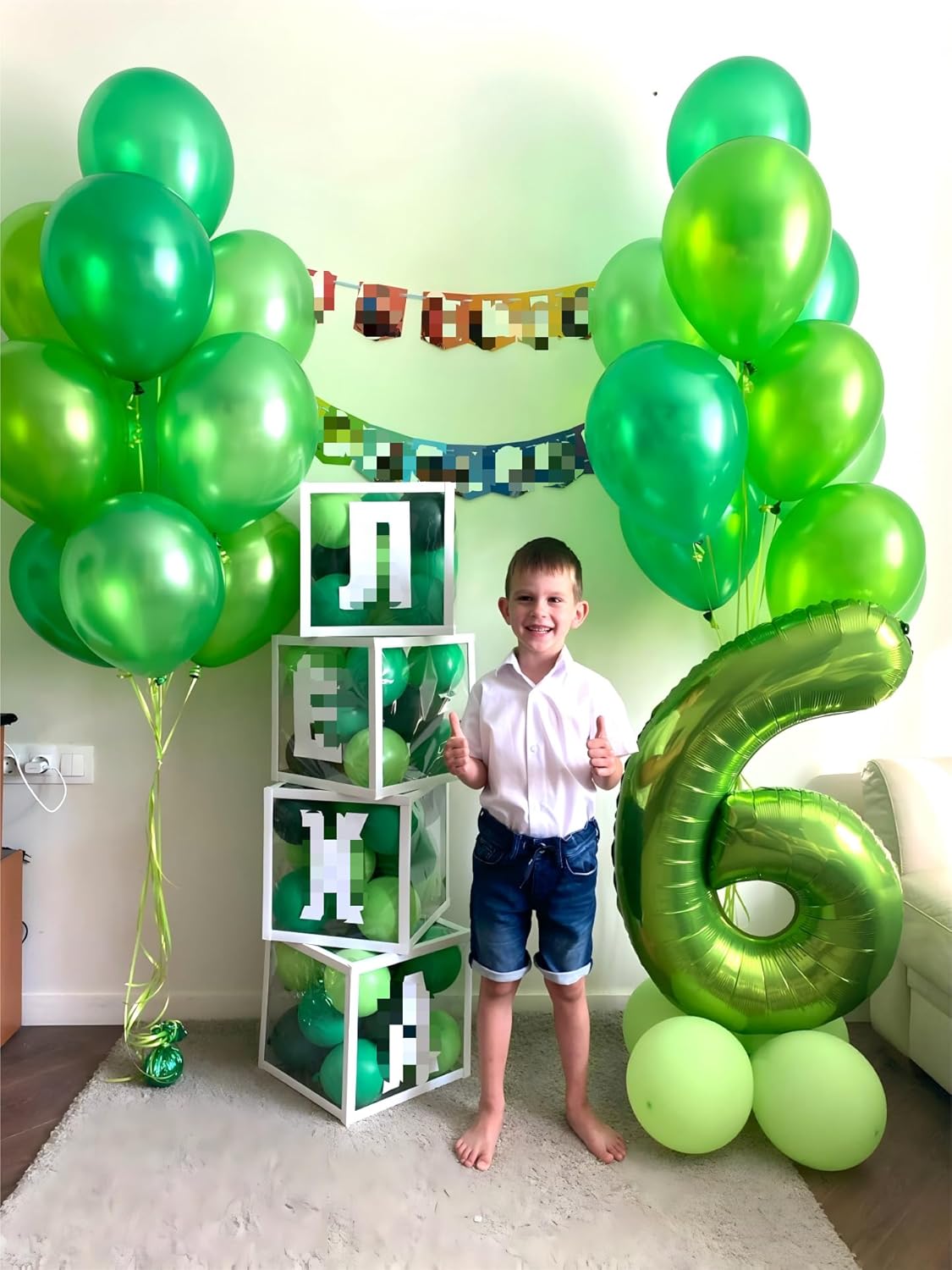 2026 Light Green 40 Inch Mylar Foil Number 6 Balloon, Birthday Balloons for 6 16 Boy Girl Party Decorations Supplies,Light Green Big Helium Balloon Numbers for 26 36 46 60 Men Women Anniversary