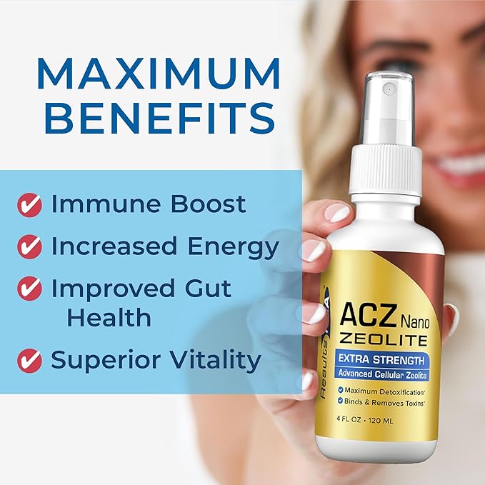 Results RNA ACZ Nano Advanced Cellular Zeolite Extra Strength | Great for Total Body Detoxification and Immune System Health (2 Ounce)
