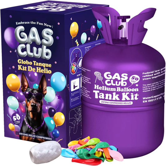 13L Helium Tank for Balloons At Home Helium Balloon tank Up To 50 Latex Balloons