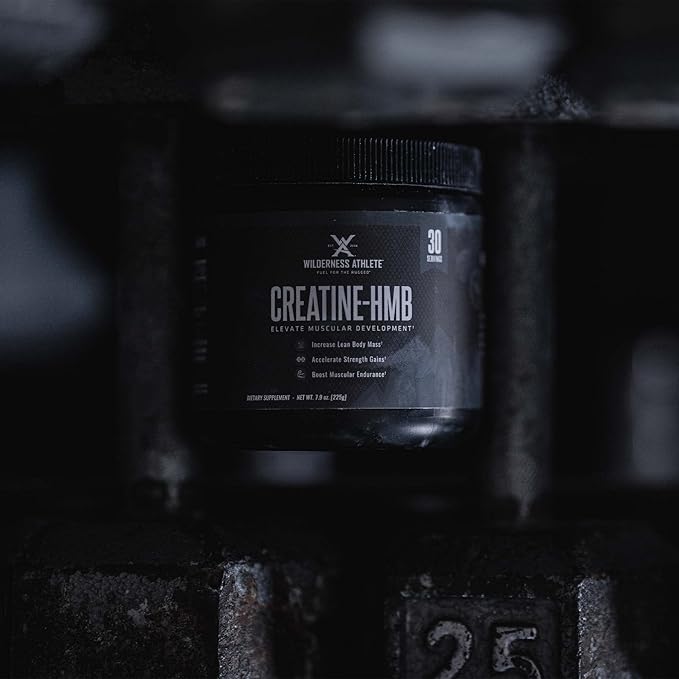 Wilderness Athlete - Creatine HMB - Micronized Creatine Monohydrate Powder HMB and Vitamin D3 Supplement - Creatine Powder Butyrate Supplement - Best Rated Creatine for Women & Men