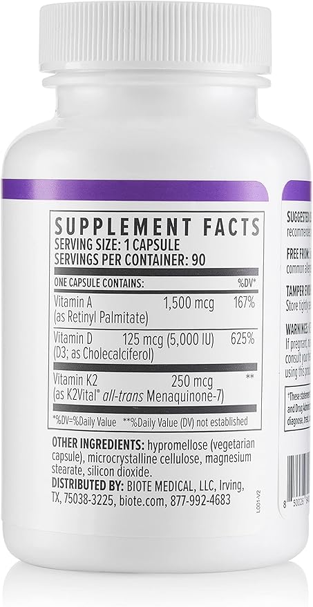 Biote Nutraceuticals - ADK 5 - Immunity + Cardiovascular (90 Capsules)