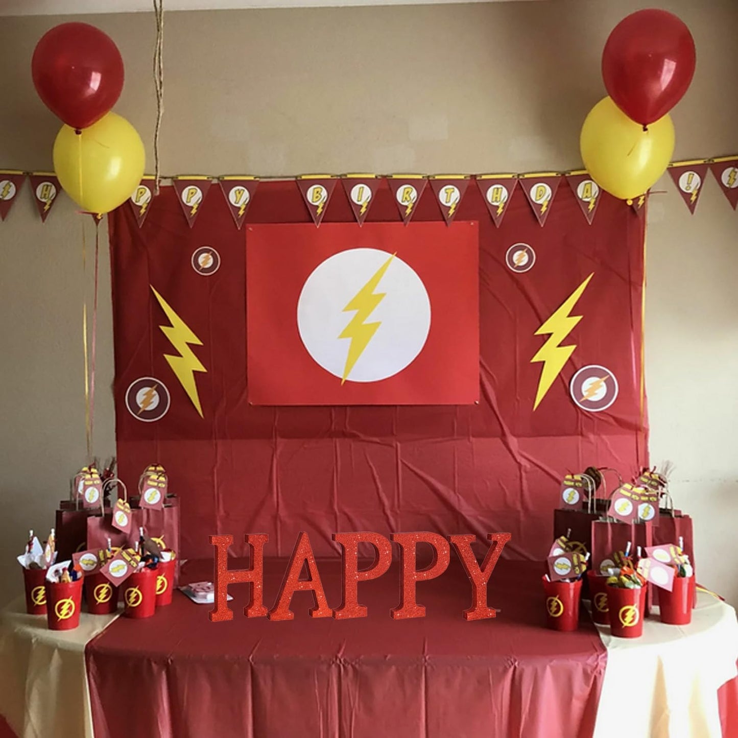 TONIFUL 8 Inch Red Glitter Letter H Table Centerpiece A-Z Red Birthday Party Decorations,Red Alphabet H for Birthday,Chrismas,Graduation,Bridal Shower,Wedding,Anniversary Party Supplies