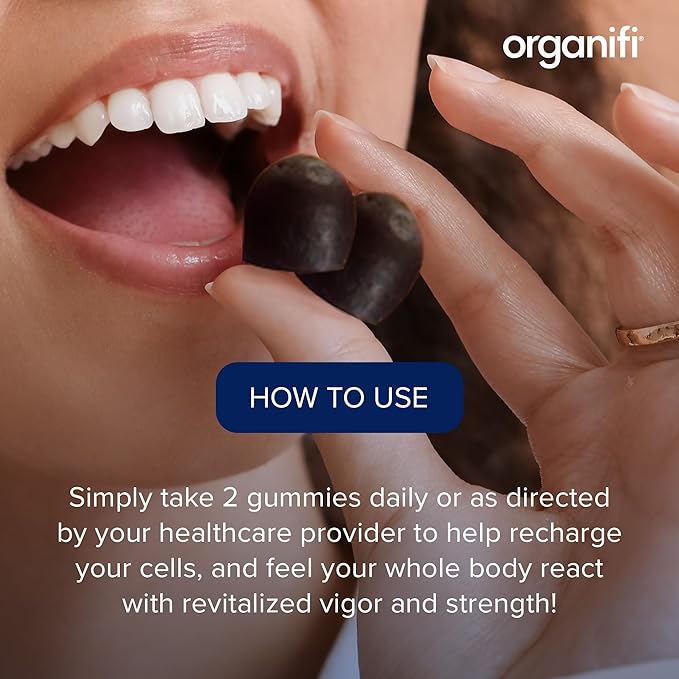 Organifi Shilajit Gummies - Himalayan Shilajit for Men and Women with PrimaVie Shilajit, 40-Plus Trace Minerals, and More - Hormone Balancer, Boosts Cellular Energy, Beats Fatigue, and More, 60 Count