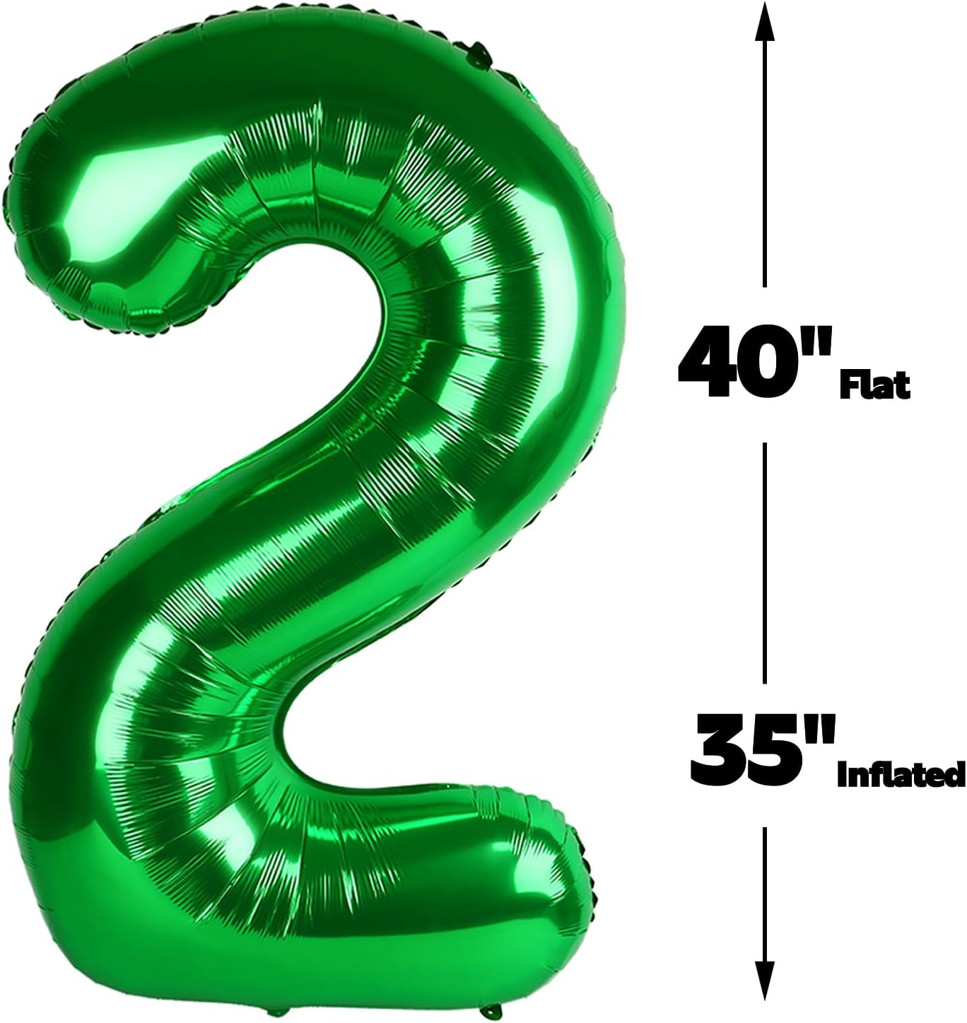 40 Inch Big Green Number 22 Balloon Birthday Decoration, Number 22 Helium Balloon 22 Celebration, Boy Girl Baby Anniversary Party Graduations Supplies Decorations