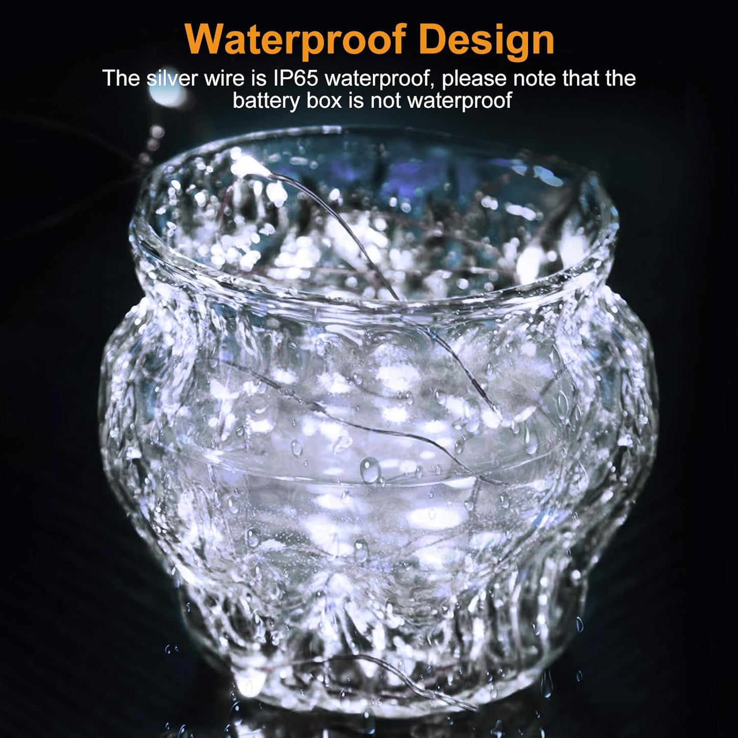 btfarm 30 Pack Fairy Lights Battery Operated [3 Modes], 7ft 20 Led Twinkle Lights String Lights Waterproof Bulk Small Mini Silver Wire for Christmas Mason Jars Wedding Table Centerpiece