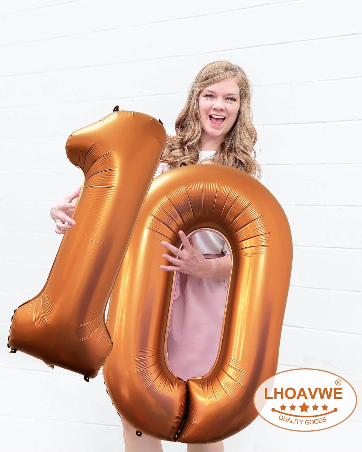 Number 21 Giant Orange 12 Number Foil Helium Balloons for 12th Birthday Party Supplies & 21st Anniversary Events Decorations