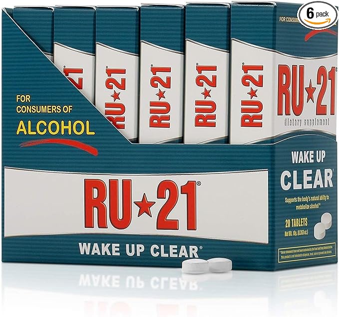 The Supplement for When You Want to Drink & Go to Work The Next Morning | Feel Better After Celebrating & Support Your Liver | Trusted for 23 Years | Made in USA (20-Pill x 6-Pack, 60 Servings)