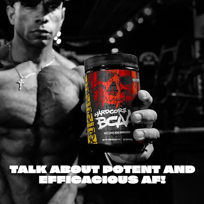 Mutant Hardcore BCAA - Pre, Intra or Post Workout – BCAA Next Level branched-Chain Amino Acids Supplement – Hydration + Recovery - 30 Serving - Fruit Punch