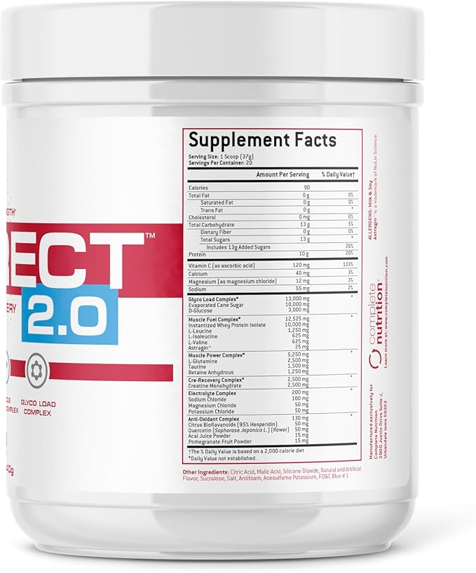 Complete Nutrition Rezzerect 2.0 Post Workout (Blue Raspberry)