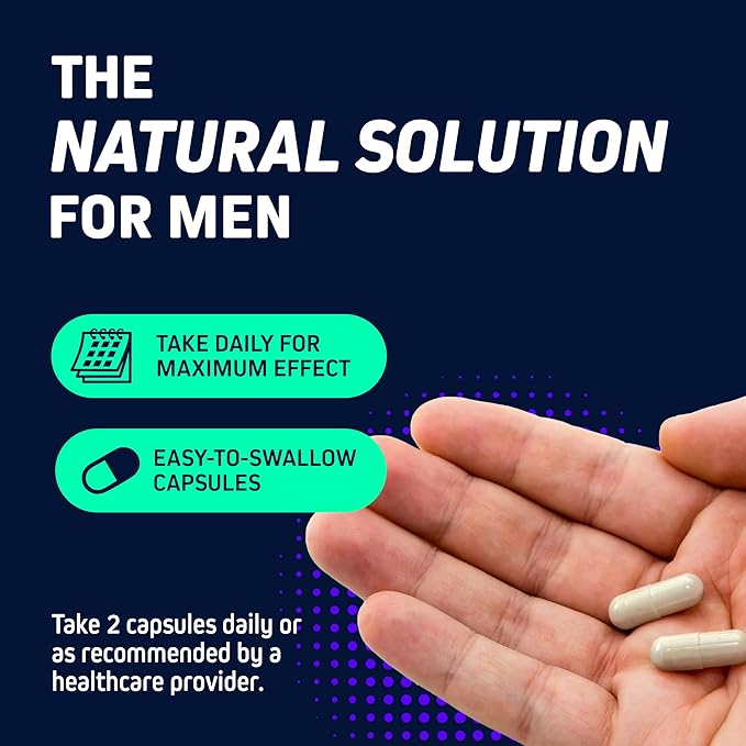 Herbtonics Prostonic Ultra: Dual Prostate & Hair Support for Men – Saw Palmetto, Beta-Sitosterol, Pumpkin Seed – Promotes Urinary Health & Natural DHT Blocking – 120 Capsules