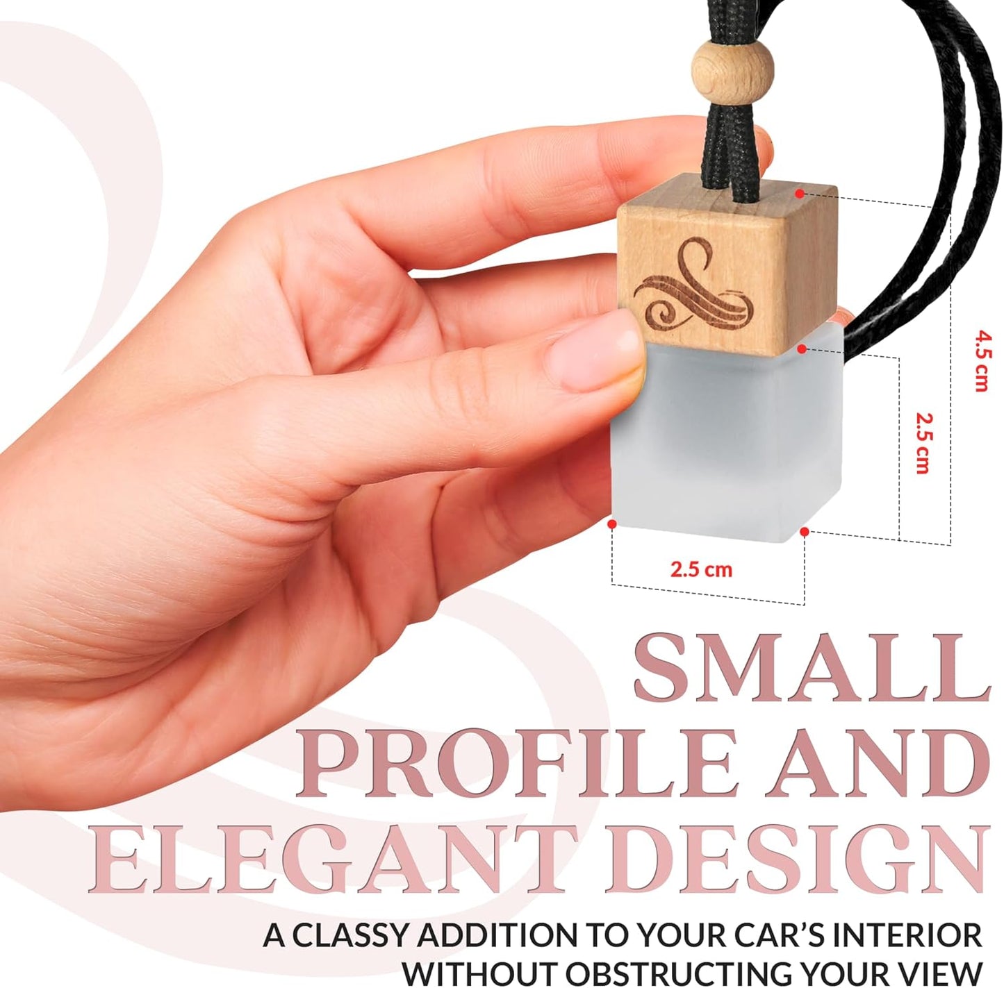 Belle La Vie Car Air Fresheners Gift Set | Luxury Perfume-Inspired Car Air Freshener for Women | Strong and Sophisticated Car Scents for Women | Refillable Essential Oil Infused Car Cologne by Perfa