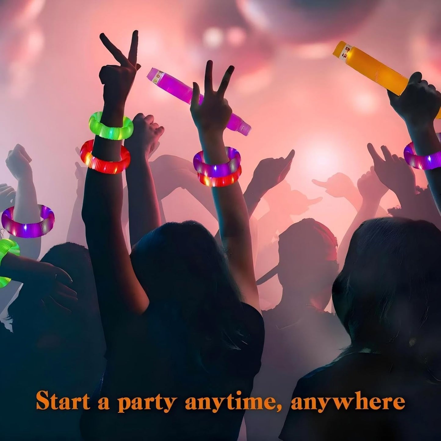 Blue 12 Pack Light Up Party Favors Supplies,Bulk Glow Sticks Bracelet,Necklace Accessories for Kids,Birthday Return Gifts Treats,Easter Basket Goodie Bag Stuffer Fillers for Boys Girls